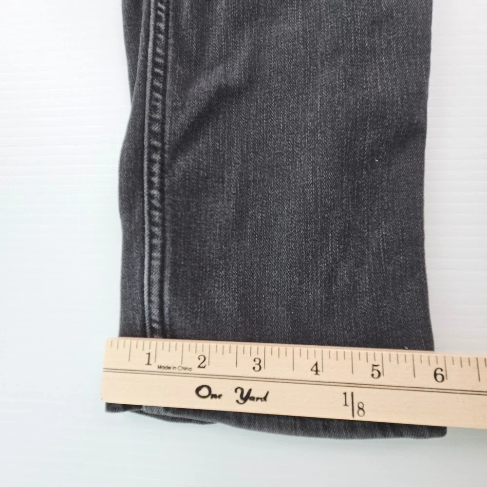 Hollister Advanced Stretch Skinny Jeans Mens 36x32 Distressed Black 331D2306